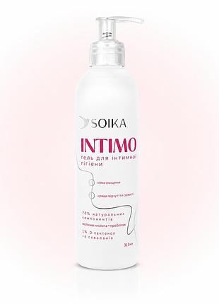 Гель для интимной гигиены soika intimo с молочной кислотой и пребиотиками, 315 мл