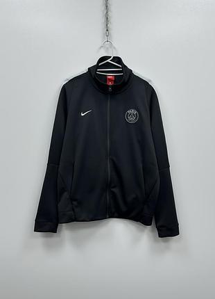 Крута куртка олімпійка nike psg nsw paris saint-german full zip track jacket black