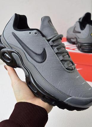 Nike air max plus tnpo gray black чоловічі кросівки сірі з чорним розмір 43/27,5см