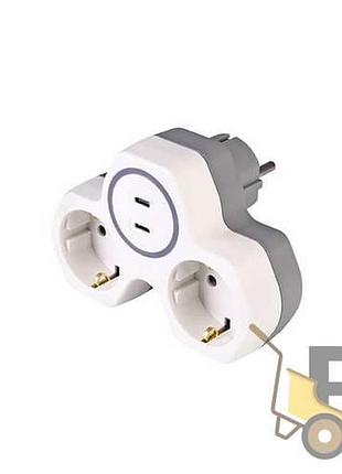 Разветвитель двойной + type c golyat-3 132-001-0003-010