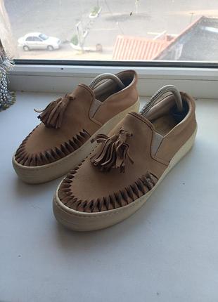 Шкіряні жіночі сліпони-платформи j/slides x vince camuto (сша) р. 41.5-42 (устілка 27.5-28 см)