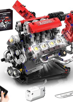 Конструктор stem двигун v8 на радіокеруванні k96203