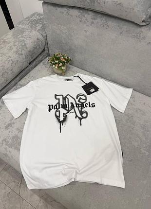Футболка palm angels / 100% бавовна /
/ білий / s-xl