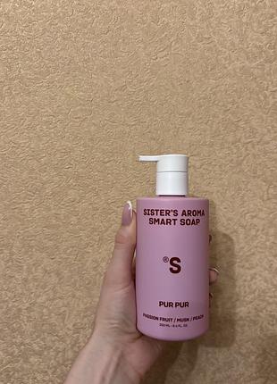 Smart-мило для рук pur pur аромат peach від sister’s aroma рідке мило для рук від сістерс арома нове 280 грн