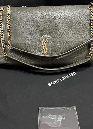 Сумка ysl calipso large grained lambskin