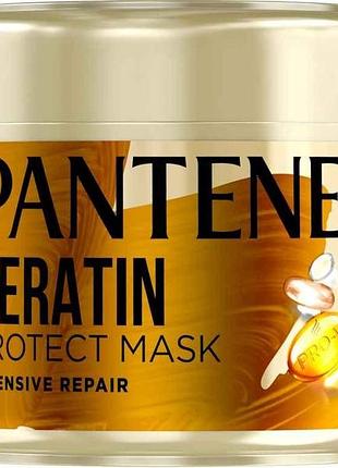 Маска для волос 300мл с кератином интенсивное восстановление тм pantene