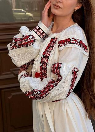 Платье вышиванка женское