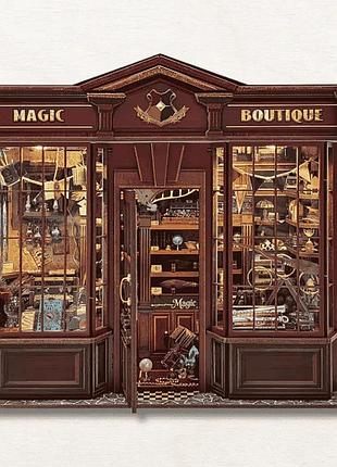 Бук нук чарівний бутік book nook magic boutique diy інтер'єрний конструктор sq-87
