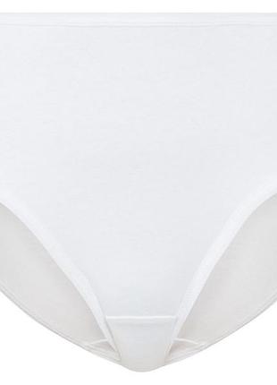 Трусики-слип хлопковые высокие для женщины esmara lidl 348297_427478_461353 3xl белый
