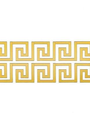Зеркальный декор акриловый самоклеющийся золото 10шт (d) sw-00002507 тм sticker wall