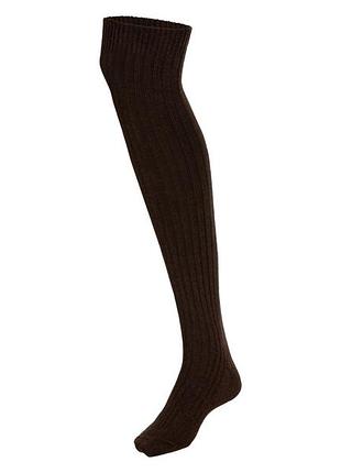 Гольфы трикотаж хлопковые вязаные для женщины esmara lycra® 457005 35-38 коричневый