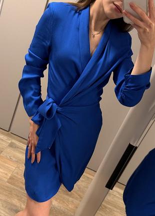 Синє плаття zara