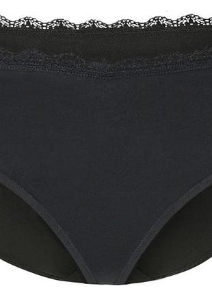 Трусики-слип с кружевом для женщины esmara lycra® 461220 l черный