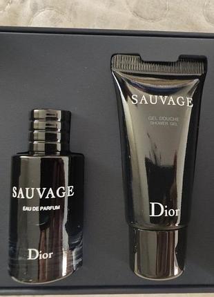 Набор парфюмированный dior sauvage