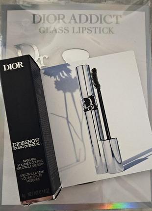 Туш для вій чорна 4 мл dior show