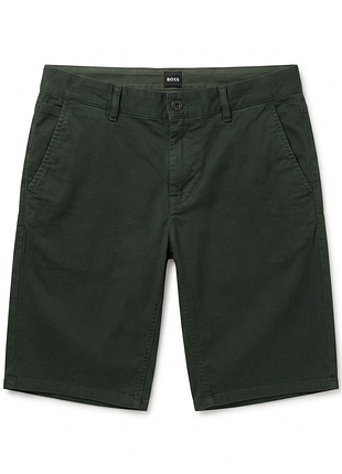 Мужские шорты hugo boss slim fit (хаки, р. 31)