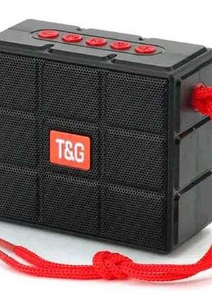 Портативна колонка bluetooth tg311 з rgb підсвічуванням, speakerphone, радіо, black тм tg