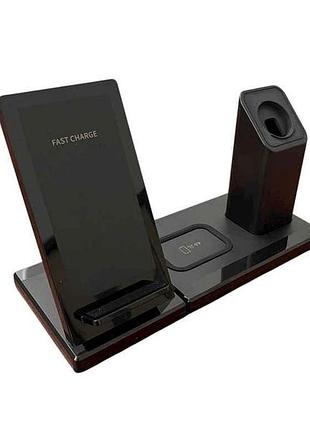 Бездротова зарядна станція 3-в-1 fast wireless charger ce1302_01_eu арт.15 тм amazon