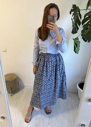 Спідничка юбка натуральна на підкладцівід h&m
