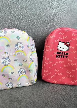 Міні рюкзачки hello kitty хеллоу кітті з канцелярією канцелярія для дітей sanrio санріо оригінал