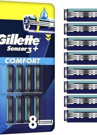Картридж 12шт для бритья (лезвия) мужские sensor тм gillette