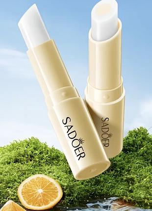 Зволожувальна помада-бальзам sadoer sandwich change colour lipsticks з екстрактом апельсина