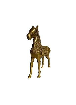Статуэтка конь латунь silk route a-1141 20х21,5х6 см. "golden horse"
