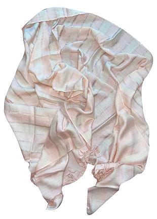 Шарф из вискозы розовый silk route a-1465 170х55 см