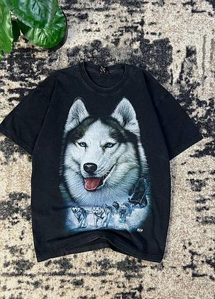 Футболка wolf vintage