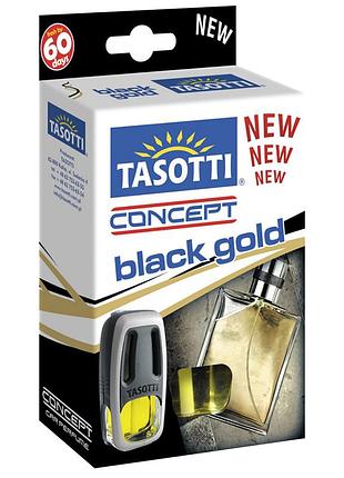 Ароматизатор для авто на обдув "concept" black gold (чорне золото) 8мл tasotti