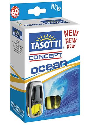Ароматизатор для авто на обдув "concept" ocean (океан) 8мл tasotti