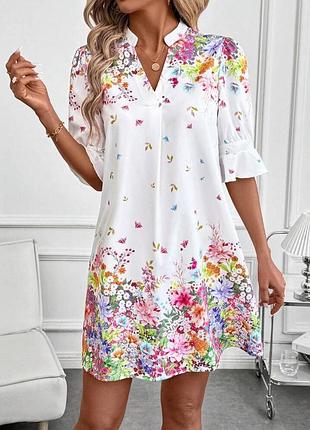 🥰 сукня в квітковий принт shein l