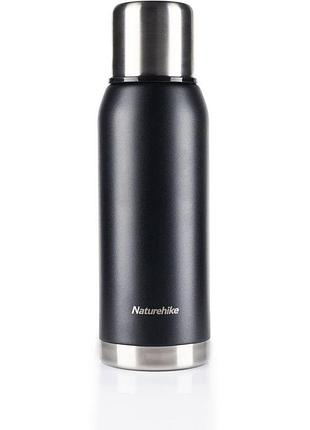Термос naturehike q-9h nh19sj010, 304 сталь, 1.0 л, черный