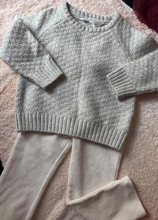 Светр і лосіни 1,5-2 роки h&m