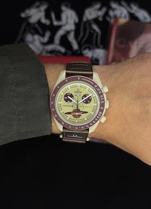 Чоловічий преміум годинник omega swatch на подарок