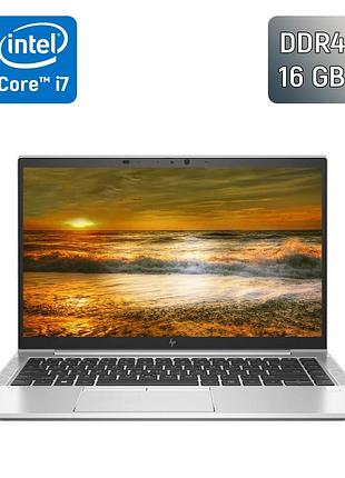 Ультрабук б-класс hp elitebook 840 g8 / 14" (1920x1080) ips / intel core i7-1185g7 (4 (8) ядра по 3.0 - 4.8 ghz) / 16 gb ddr4 /