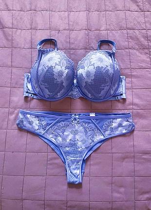 Комплект бюстгальтер 36d и трусики р, 14/xl bras n things