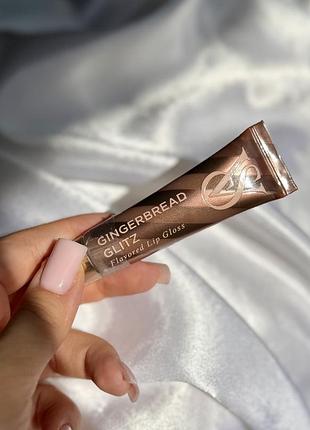 Блиск для губ gingerbread glitz flavored lip gloss victoria's secret