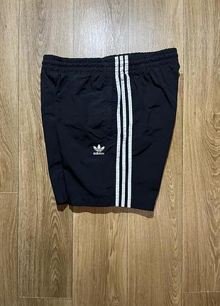 Нейлонові шорти adidas чорні, розмір m