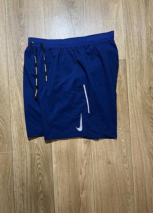 Шорти nike сині, розмір m, логотип з рефлективом