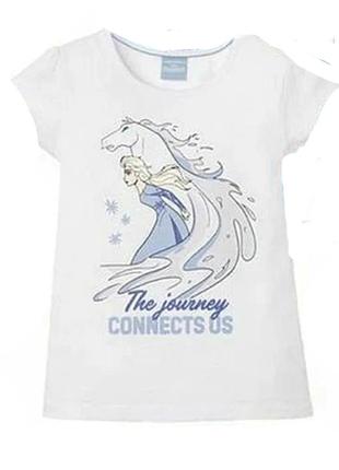 Футболка frozen на дівчинку 40501, холодне серце