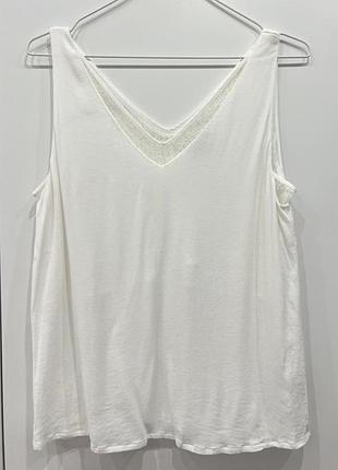 Шовковистий подвійний майка-топ massimo dutti з мереживом