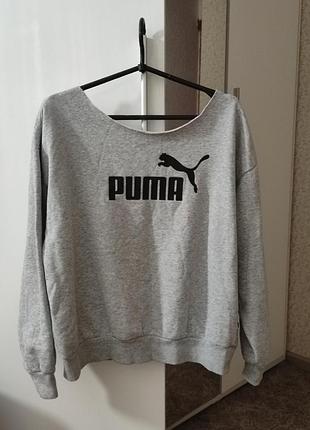 Кофта с начесом puma оригинал