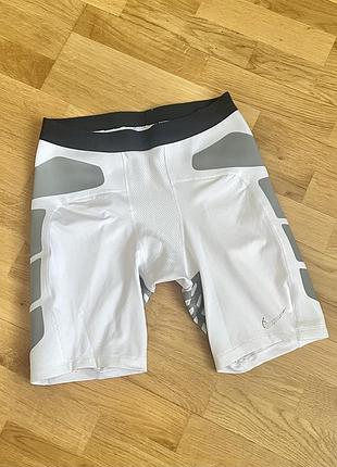 Компрессионные термо шорты nike pro combat треки лосины спортивные тайтсы беговые puma для спорта зала бега under armour велосипедки футбольные adidas