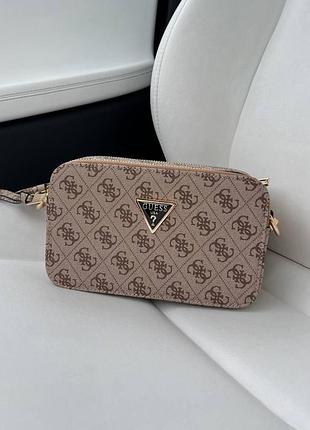 Guess logo beige (бежевая)