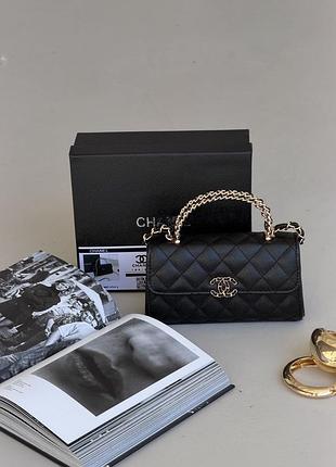 Жіноча сумка chanel mini чорний