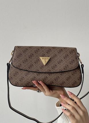 Сумка женская guess noelle бежевый