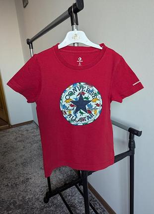 Футболка красная converse 5-6р