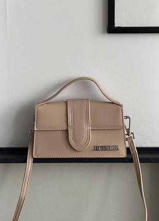 Сумка jacquemus le bambino mini bag бежевый