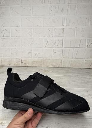 Крутые черные штангетки adidas adipower weightlifting ii